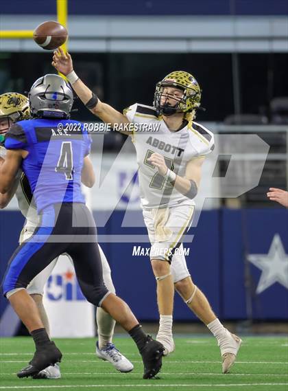 Thumbnail 2 in Westbrook vs. Abbott (UIL 1A Six-Man Division 1 Final) photogallery.