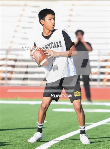 Thumbnail 3 in Maryvale vs. Bourgade Catholic (Trevor Browne 7 on 7) photogallery.