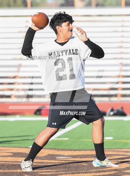 Thumbnail 3 in Maryvale vs. Bourgade Catholic (Trevor Browne 7 on 7) photogallery.