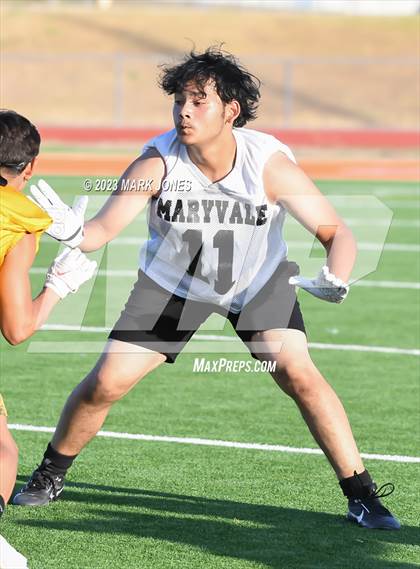 Thumbnail 1 in Maryvale vs. Bourgade Catholic (Trevor Browne 7 on 7) photogallery.