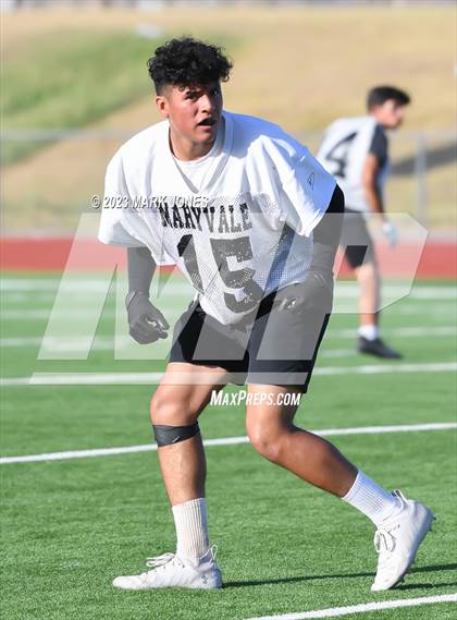 Thumbnail 1 in Maryvale vs. Bourgade Catholic (Trevor Browne 7 on 7) photogallery.
