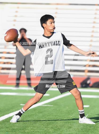 Thumbnail 1 in Maryvale vs. Bourgade Catholic (Trevor Browne 7 on 7) photogallery.