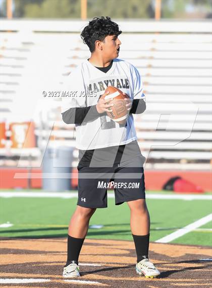 Thumbnail 3 in Maryvale vs. Bourgade Catholic (Trevor Browne 7 on 7) photogallery.