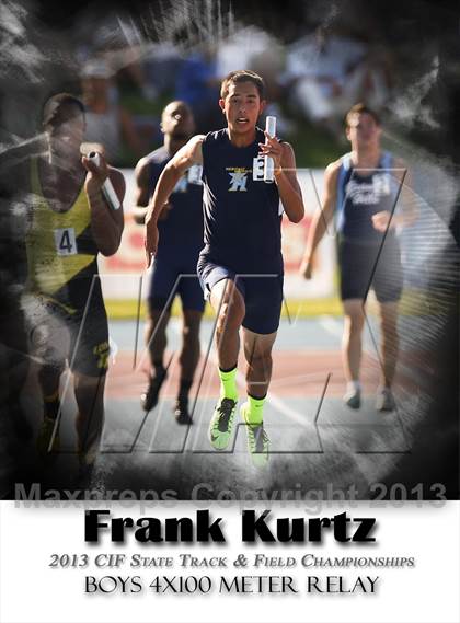 Thumbnail 3 in CIF State Track & Field Championships (Boys 4x100 Relay) photogallery.