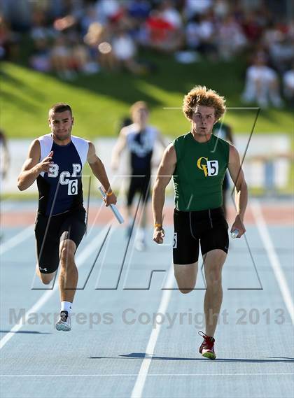 Thumbnail 2 in CIF State Track & Field Championships (Boys 4x100 Relay) photogallery.
