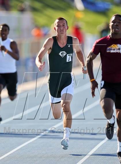 Thumbnail 1 in CIF State Track & Field Championships (Boys 4x100 Relay) photogallery.