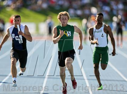 Thumbnail 3 in CIF State Track & Field Championships (Boys 4x100 Relay) photogallery.