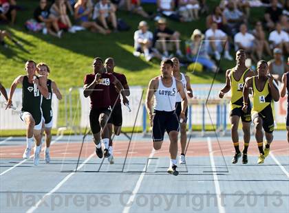 Thumbnail 3 in CIF State Track & Field Championships (Boys 4x100 Relay) photogallery.