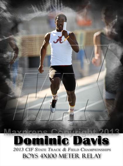 Thumbnail 2 in CIF State Track & Field Championships (Boys 4x100 Relay) photogallery.