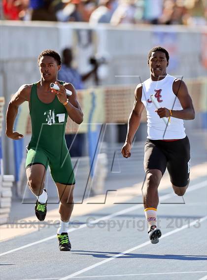 Thumbnail 3 in CIF State Track & Field Championships (Boys 4x100 Relay) photogallery.