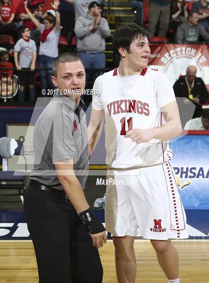 Thumbnail 3 in Newfield vs Moriah (NYSPHSAA Class D Final) photogallery.