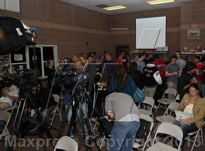 Thumbnail 1 in Kylie Fitts (National Signing Day Ceremony) photogallery.
