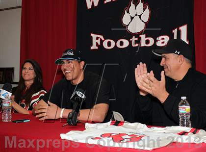 Thumbnail 1 in Kylie Fitts (National Signing Day Ceremony) photogallery.