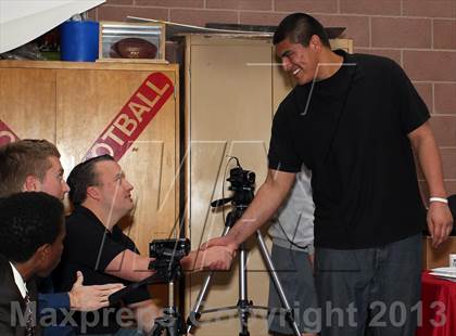 Thumbnail 2 in Kylie Fitts (National Signing Day Ceremony) photogallery.