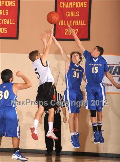 Thumbnail 3 in Marywood-Palm Valley vs Desert Christian Academy (MaxPreps Holiday Classic) photogallery.