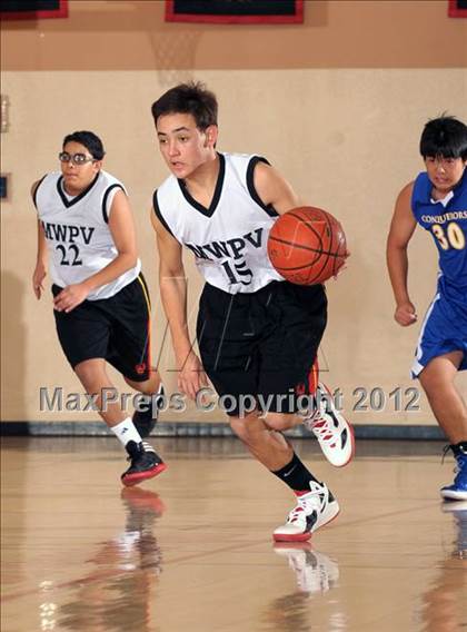 Thumbnail 3 in Marywood-Palm Valley vs Desert Christian Academy (MaxPreps Holiday Classic) photogallery.