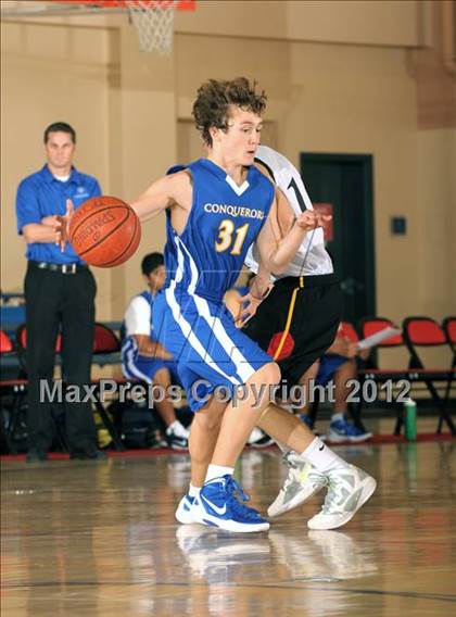 Thumbnail 3 in Marywood-Palm Valley vs Desert Christian Academy (MaxPreps Holiday Classic) photogallery.