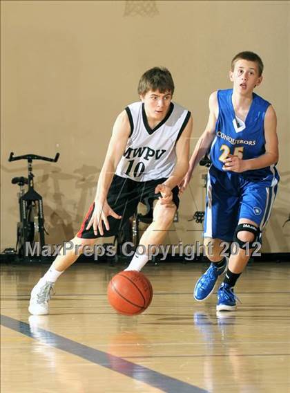 Thumbnail 2 in Marywood-Palm Valley vs Desert Christian Academy (MaxPreps Holiday Classic) photogallery.