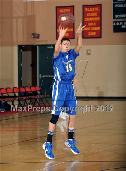 Thumbnail 3 in Marywood-Palm Valley vs Desert Christian Academy (MaxPreps Holiday Classic) photogallery.