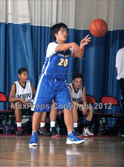 Thumbnail 2 in Marywood-Palm Valley vs Desert Christian Academy (MaxPreps Holiday Classic) photogallery.