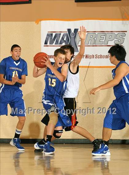 Thumbnail 3 in Marywood-Palm Valley vs Desert Christian Academy (MaxPreps Holiday Classic) photogallery.