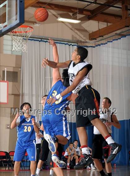 Thumbnail 3 in Marywood-Palm Valley vs Desert Christian Academy (MaxPreps Holiday Classic) photogallery.