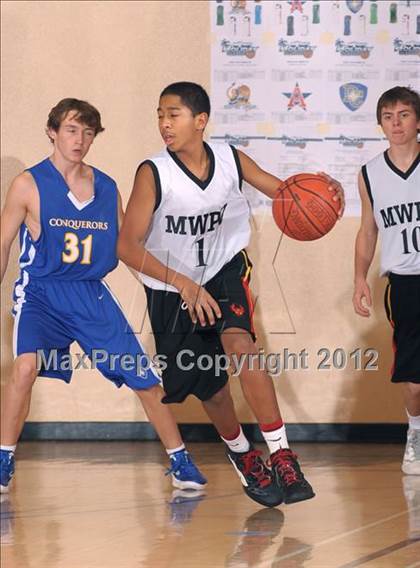 Thumbnail 2 in Marywood-Palm Valley vs Desert Christian Academy (MaxPreps Holiday Classic) photogallery.