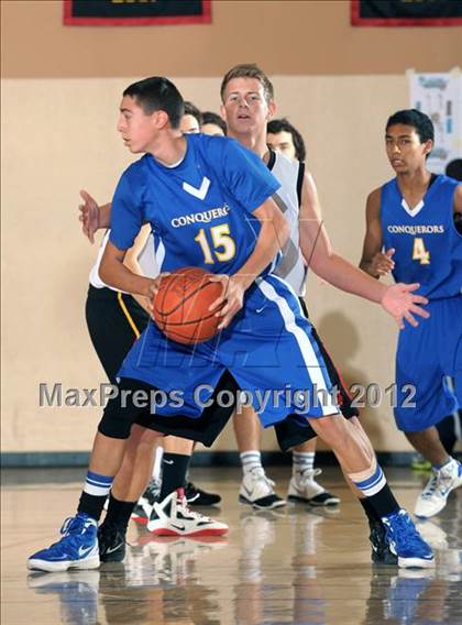 Thumbnail 3 in Marywood-Palm Valley vs Desert Christian Academy (MaxPreps Holiday Classic) photogallery.