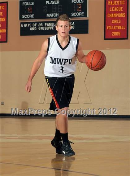 Thumbnail 3 in Marywood-Palm Valley vs Desert Christian Academy (MaxPreps Holiday Classic) photogallery.