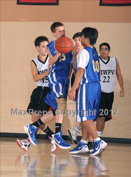 Thumbnail 3 in Marywood-Palm Valley vs Desert Christian Academy (MaxPreps Holiday Classic) photogallery.