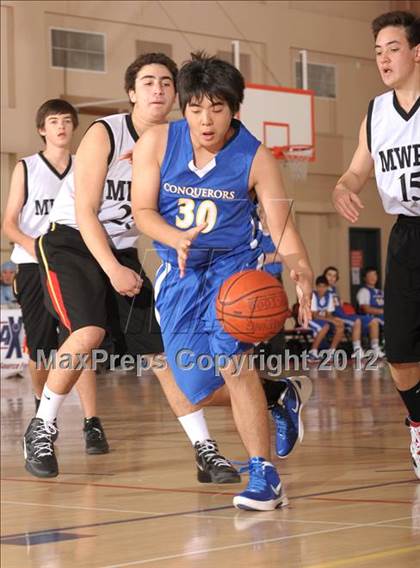 Thumbnail 2 in Marywood-Palm Valley vs Desert Christian Academy (MaxPreps Holiday Classic) photogallery.