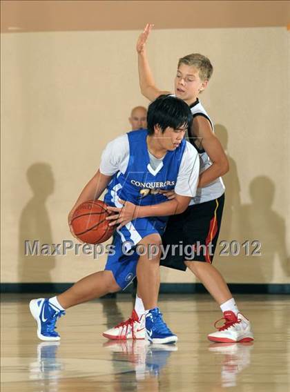 Thumbnail 3 in Marywood-Palm Valley vs Desert Christian Academy (MaxPreps Holiday Classic) photogallery.