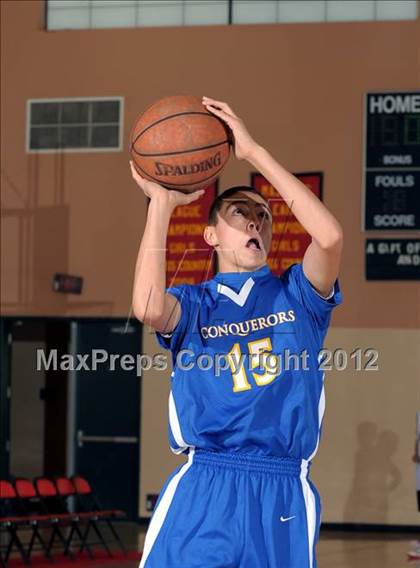 Thumbnail 1 in Marywood-Palm Valley vs Desert Christian Academy (MaxPreps Holiday Classic) photogallery.