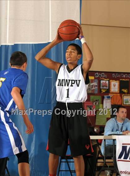 Thumbnail 2 in Marywood-Palm Valley vs Desert Christian Academy (MaxPreps Holiday Classic) photogallery.