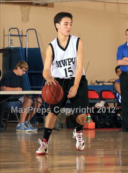 Thumbnail 2 in Marywood-Palm Valley vs Desert Christian Academy (MaxPreps Holiday Classic) photogallery.