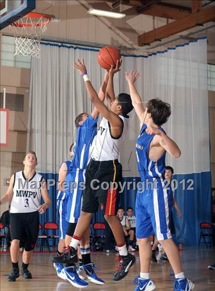 Thumbnail 2 in Marywood-Palm Valley vs Desert Christian Academy (MaxPreps Holiday Classic) photogallery.