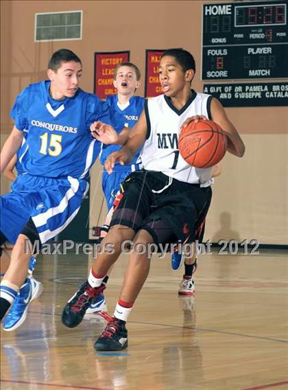 Thumbnail 3 in Marywood-Palm Valley vs Desert Christian Academy (MaxPreps Holiday Classic) photogallery.