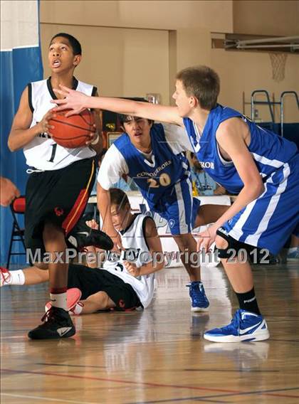 Thumbnail 3 in Marywood-Palm Valley vs Desert Christian Academy (MaxPreps Holiday Classic) photogallery.