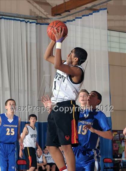Thumbnail 1 in Marywood-Palm Valley vs Desert Christian Academy (MaxPreps Holiday Classic) photogallery.