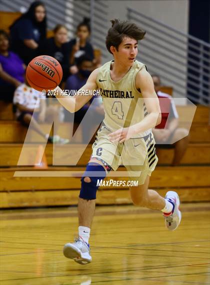 Thumbnail 3 in Verrado vs Cathedral (Sunnyslope Hoopsgiving Tournament) photogallery.