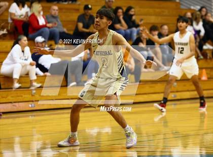 Thumbnail 2 in Verrado vs Cathedral (Sunnyslope Hoopsgiving Tournament) photogallery.