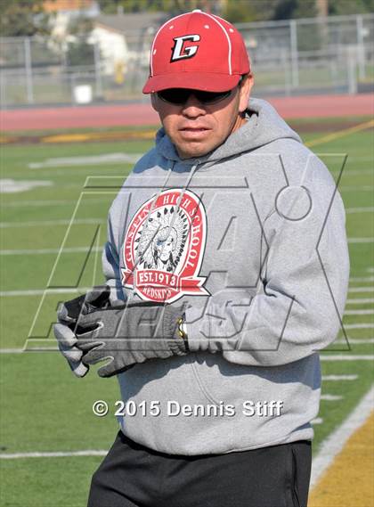 Thumbnail 3 in Hilmar vs. Gustine (CIF SJS D6 Final) photogallery.
