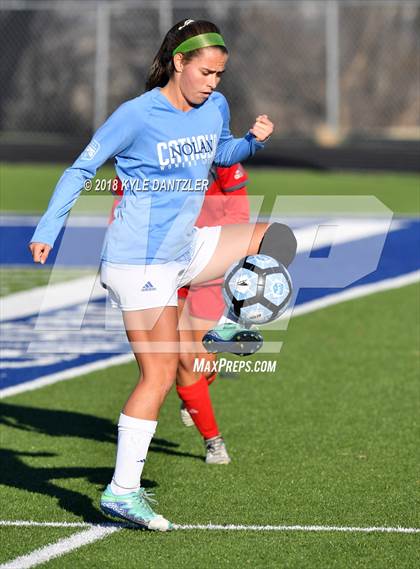 Thumbnail 1 in Odessa @ Nolan Catholic (National Elite Prep Showcase) photogallery.