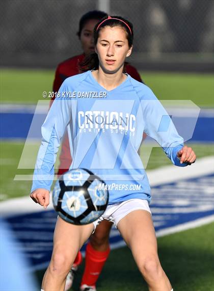 Thumbnail 2 in Odessa @ Nolan Catholic (National Elite Prep Showcase) photogallery.