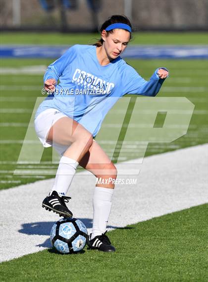 Thumbnail 1 in Odessa @ Nolan Catholic (National Elite Prep Showcase) photogallery.