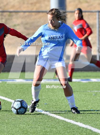 Thumbnail 1 in Odessa @ Nolan Catholic (National Elite Prep Showcase) photogallery.