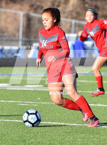 Thumbnail 2 in Odessa @ Nolan Catholic (National Elite Prep Showcase) photogallery.
