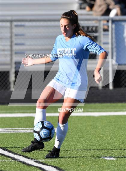 Thumbnail 1 in Odessa @ Nolan Catholic (National Elite Prep Showcase) photogallery.