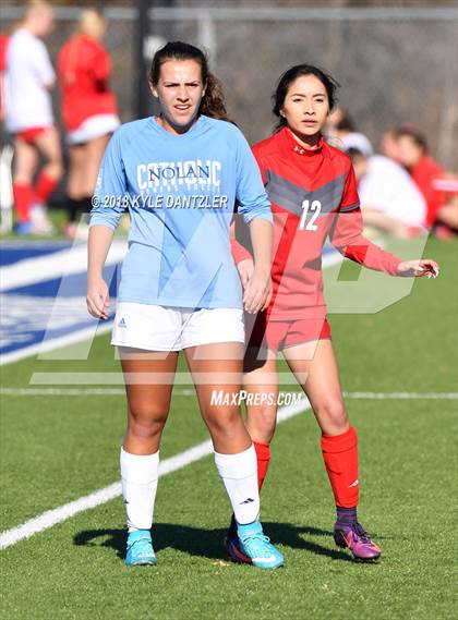Thumbnail 3 in Odessa @ Nolan Catholic (National Elite Prep Showcase) photogallery.