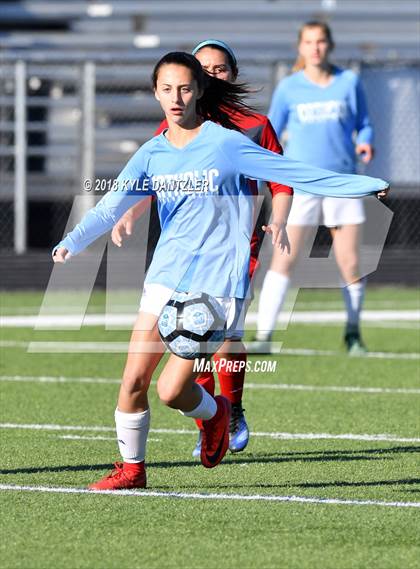 Thumbnail 1 in Odessa @ Nolan Catholic (National Elite Prep Showcase) photogallery.